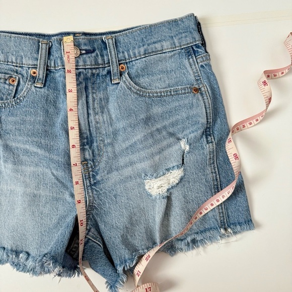 GAP High-Rise Denim Jorts Blue 27 (4R) 3” Inseam - Picture 3 of 7